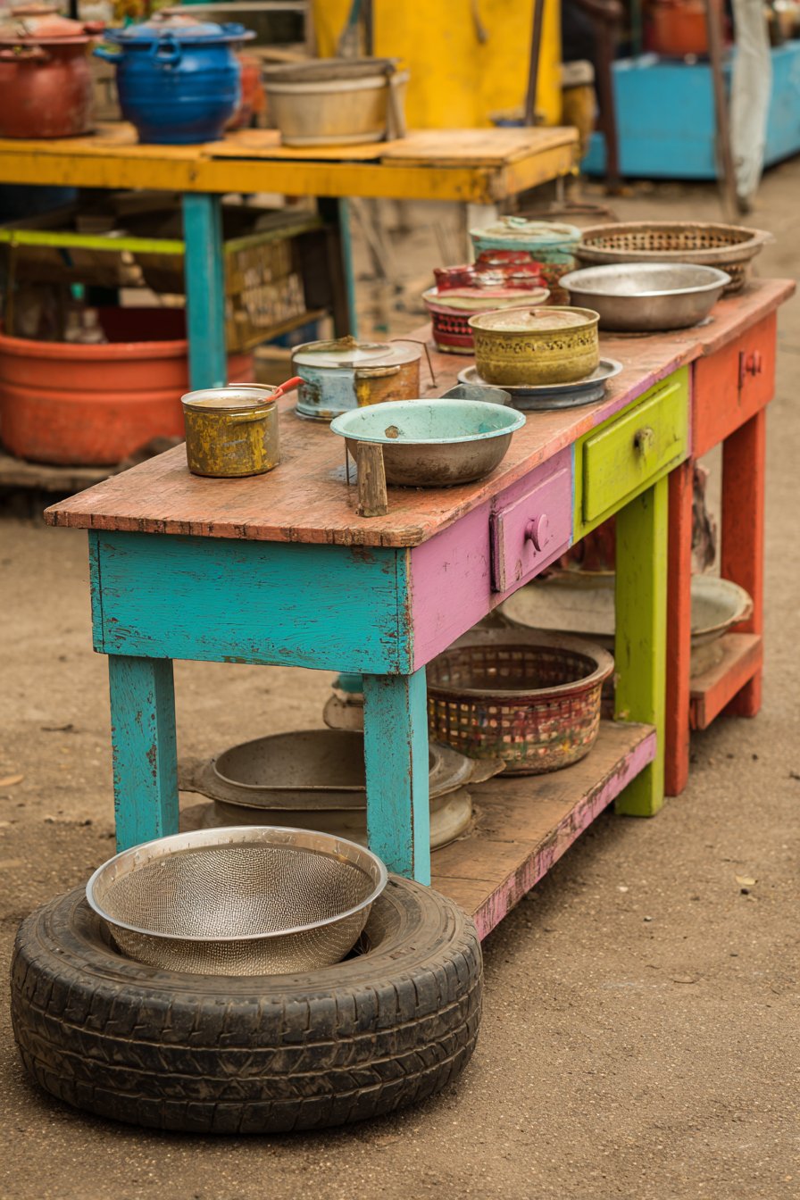 Upcycled Colorful Creative Expression