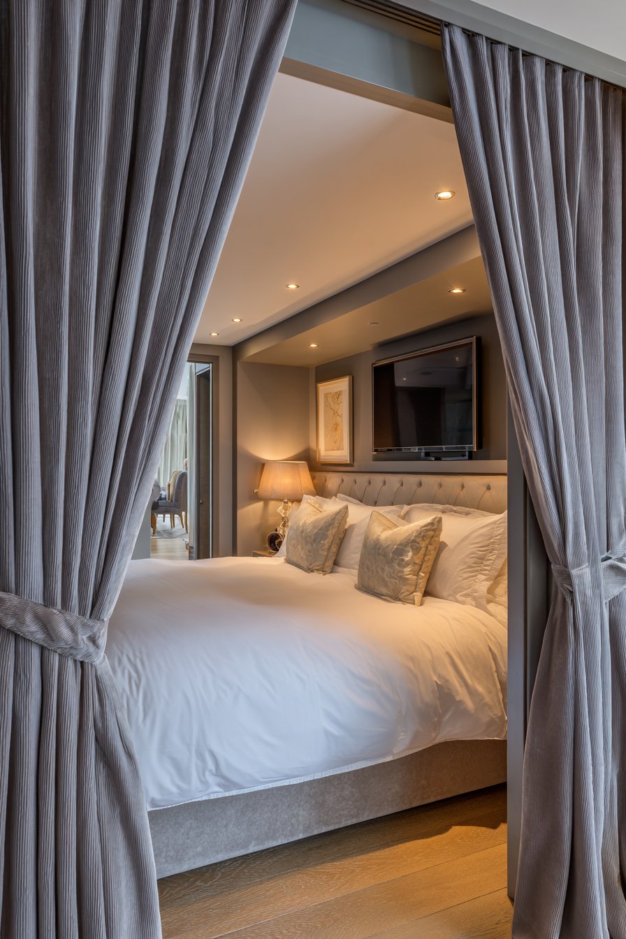 Elegant Theatrical Curtain Treatment