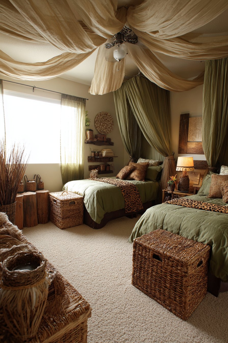 Jungle Safari Adventure with Natural Elements