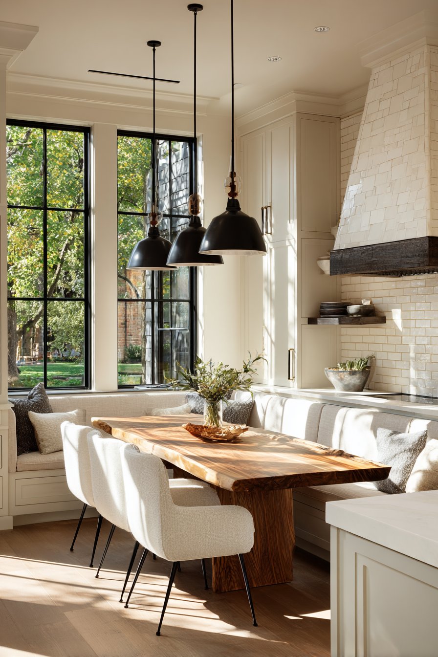 Contemporary Farmhouse Black and Cream Minimalism