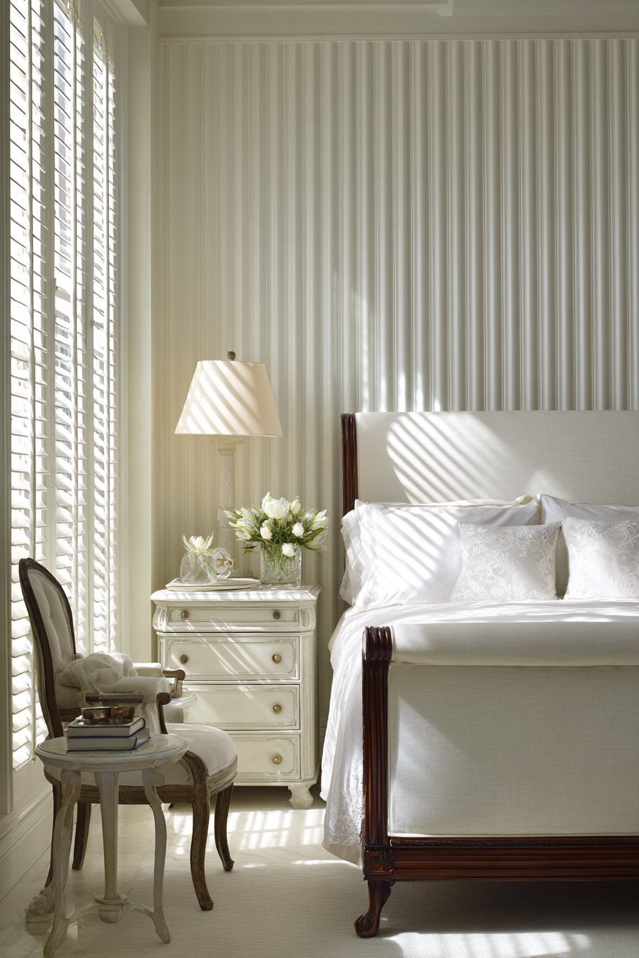 Traditional Wainscoting with Classic White Refinement