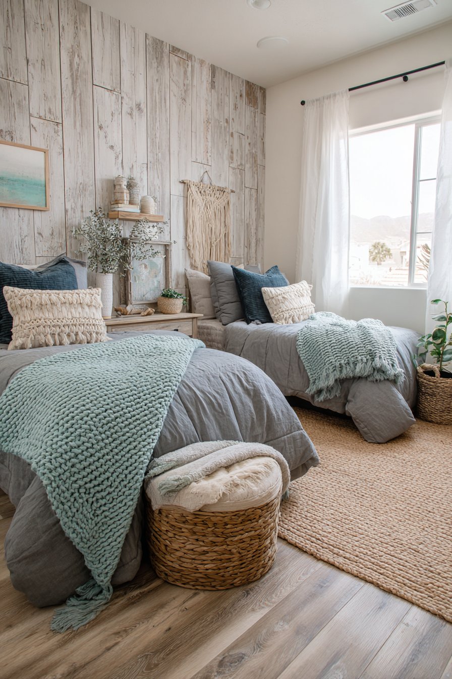 Modern Coastal Design with Weathered Elegance