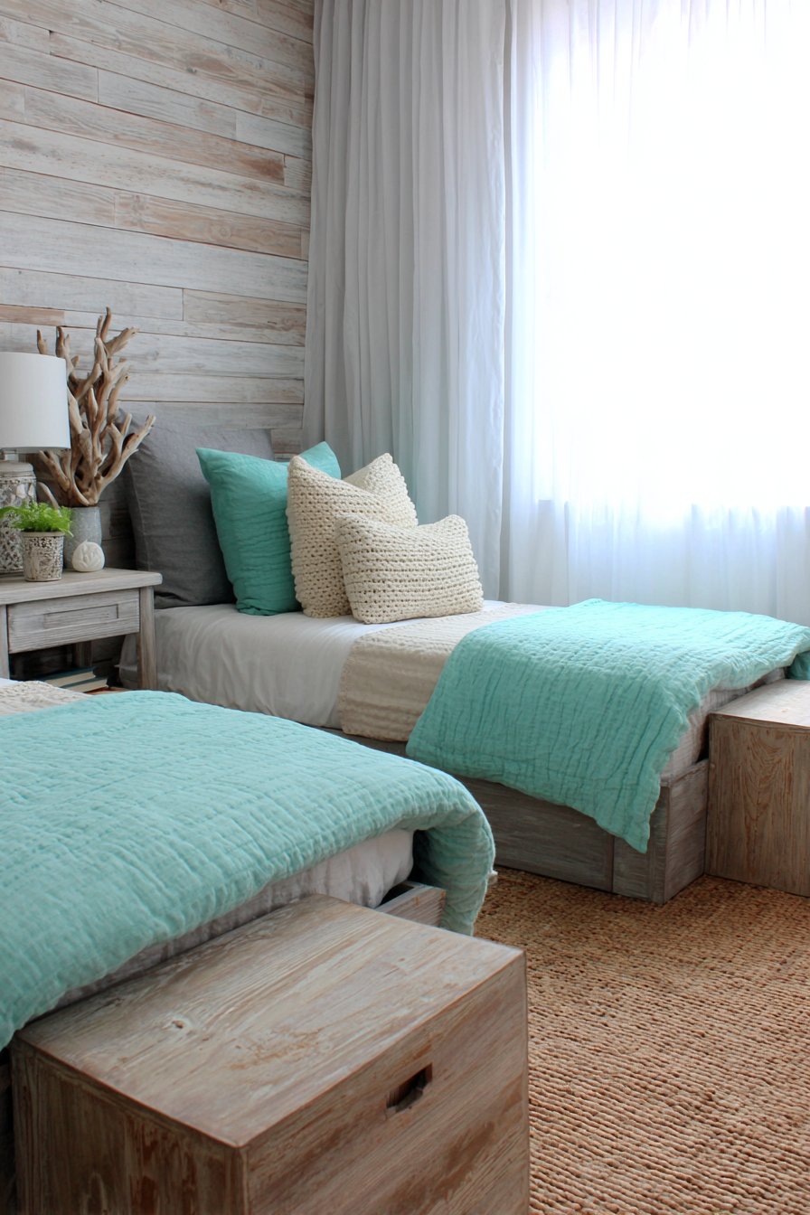 Modern Coastal Design with Weathered Elegance