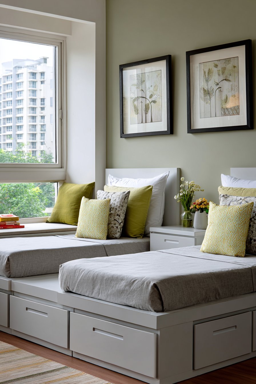 Contemporary Adaptable Growth-Friendly Bedroom