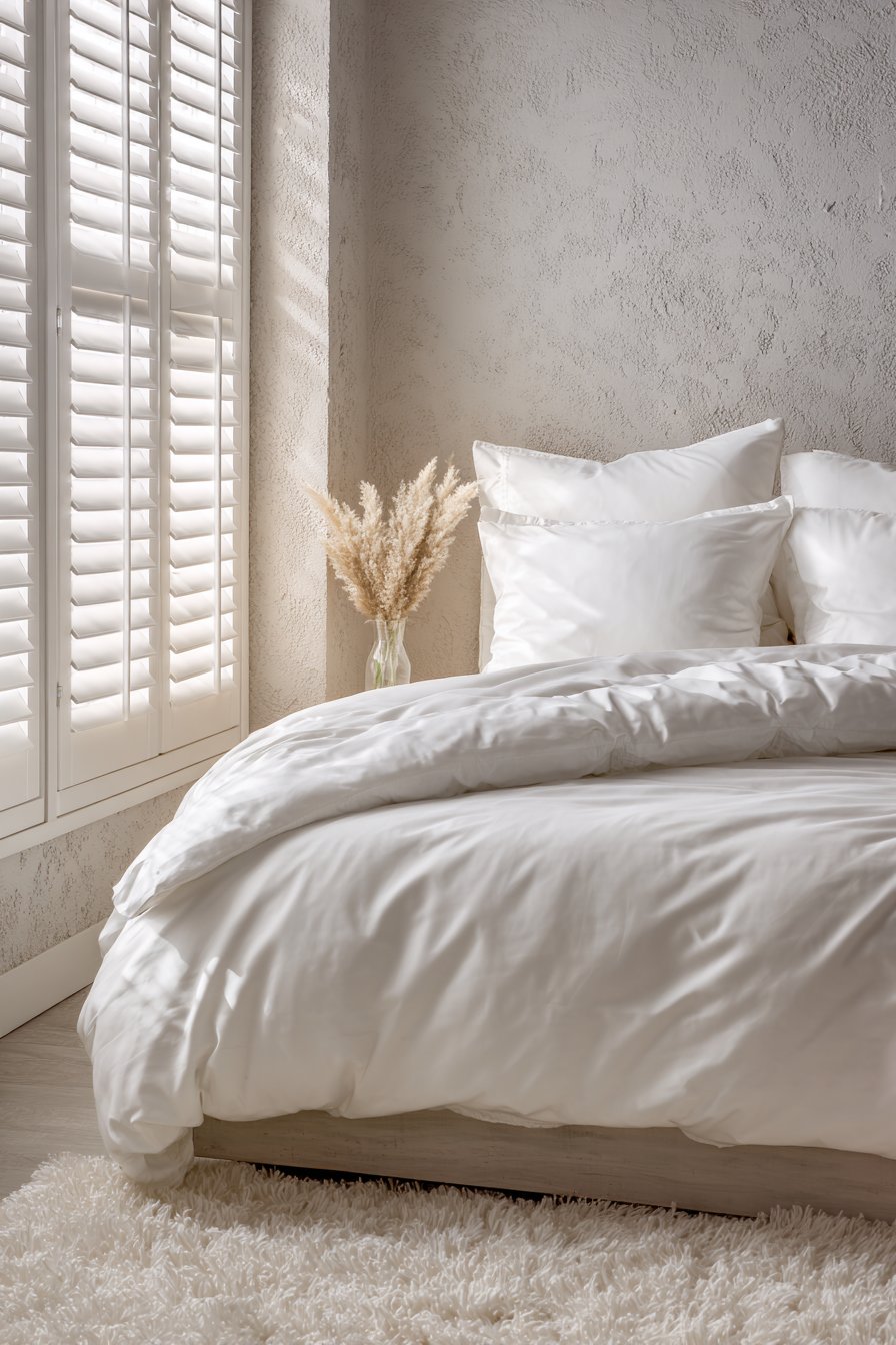 Sustainable Sanctuary with Eco-Conscious White Materials