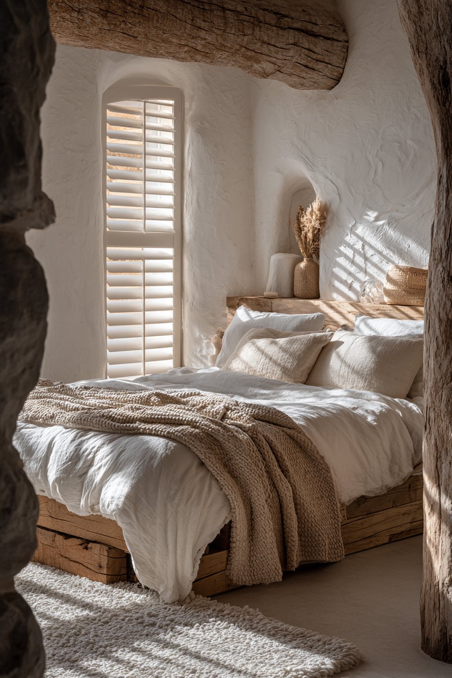 Sustainable Sanctuary with Eco-Conscious White Materials