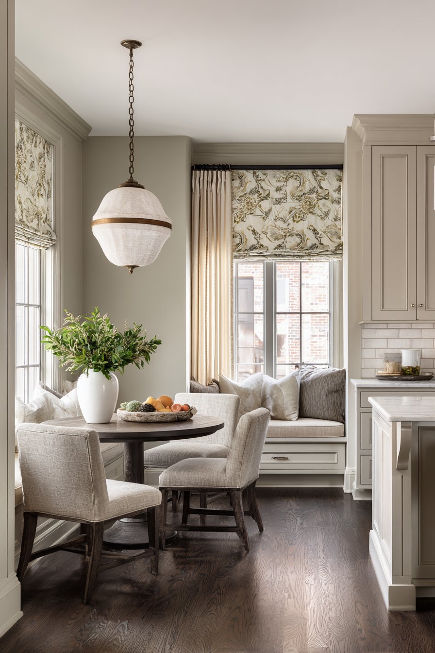 Shaker-Style Natural Linen and Maple Simplicity