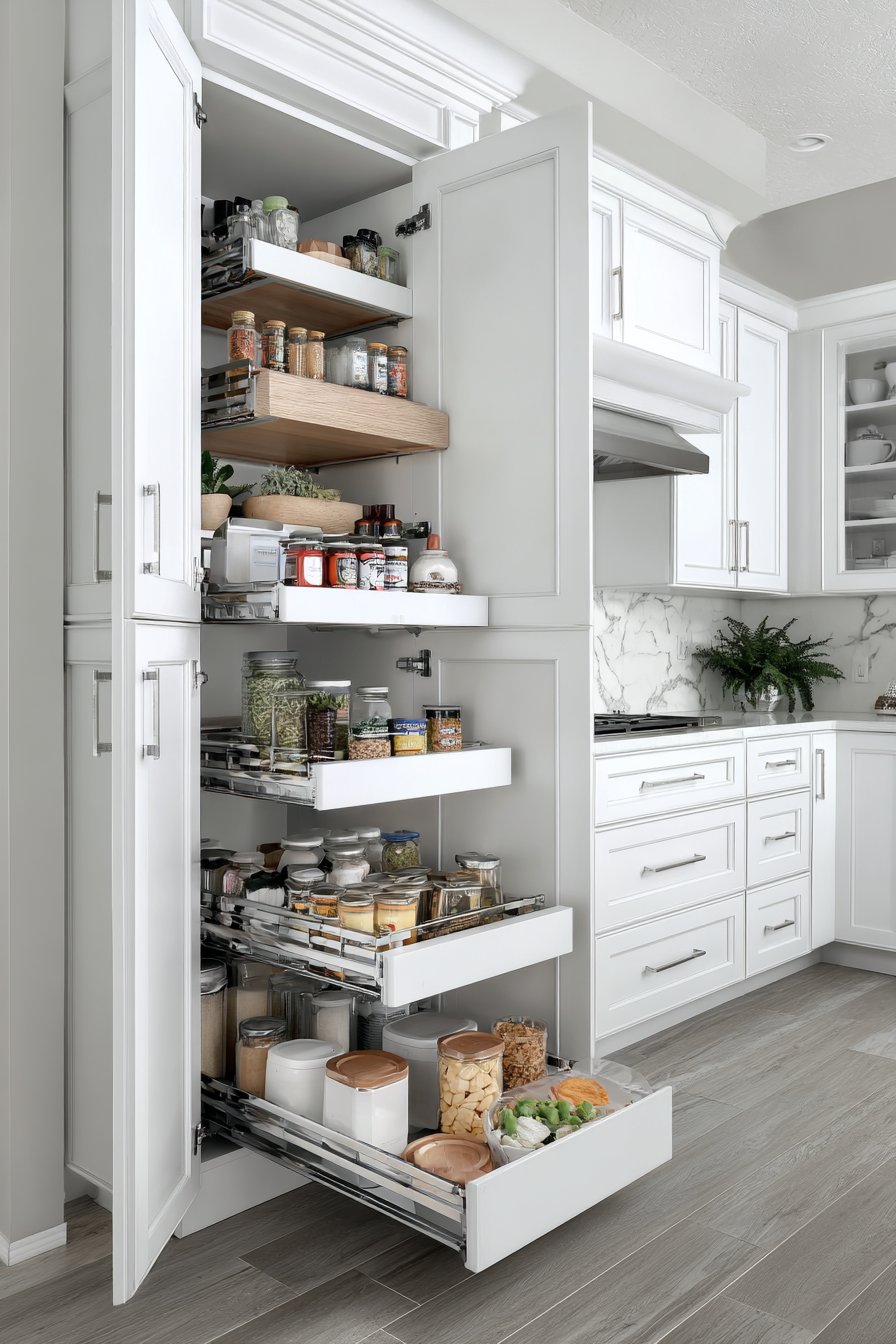 Functional Elegance with Floor-to-Ceiling Storage