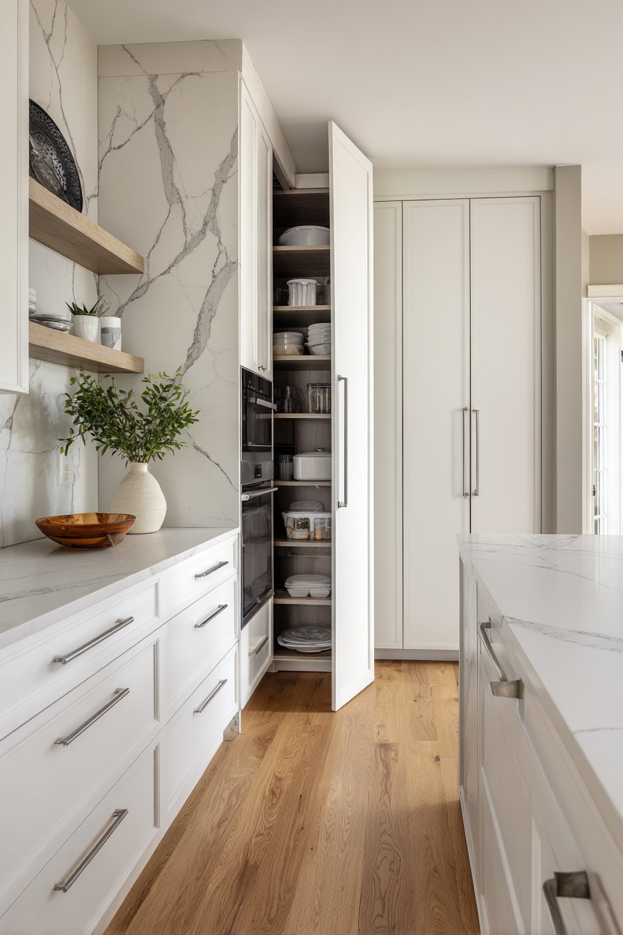 Functional Elegance with Floor-to-Ceiling Storage