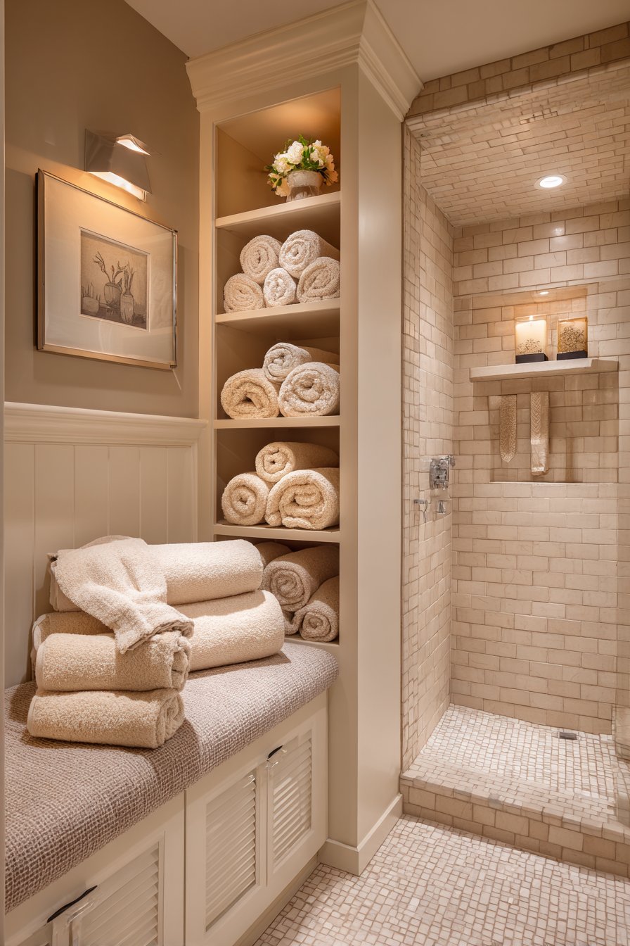 Practical Storage-Focused Family Bathroom