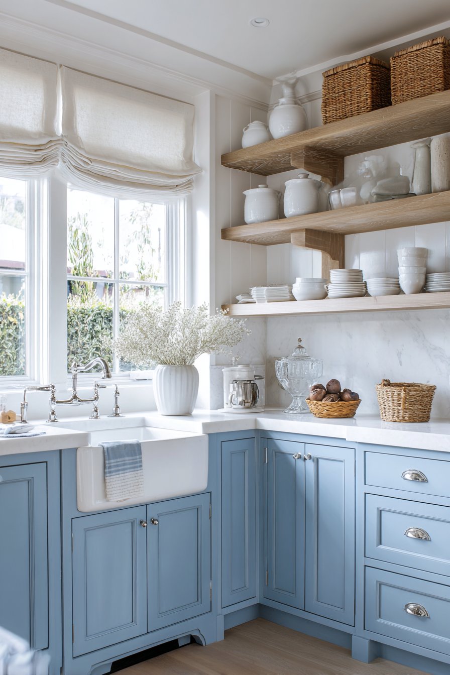 Coastal-Inspired Powder Blue Serenity