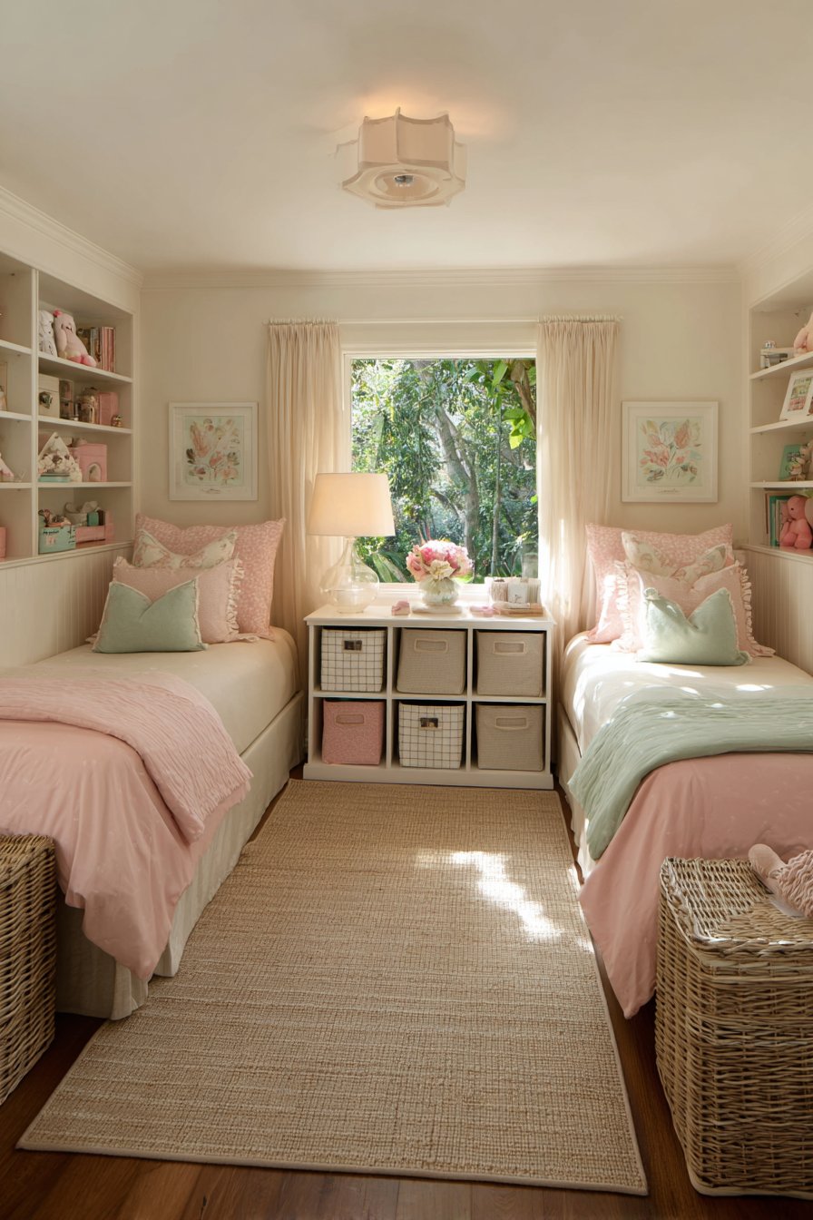 Harmonious Shared Children's Room