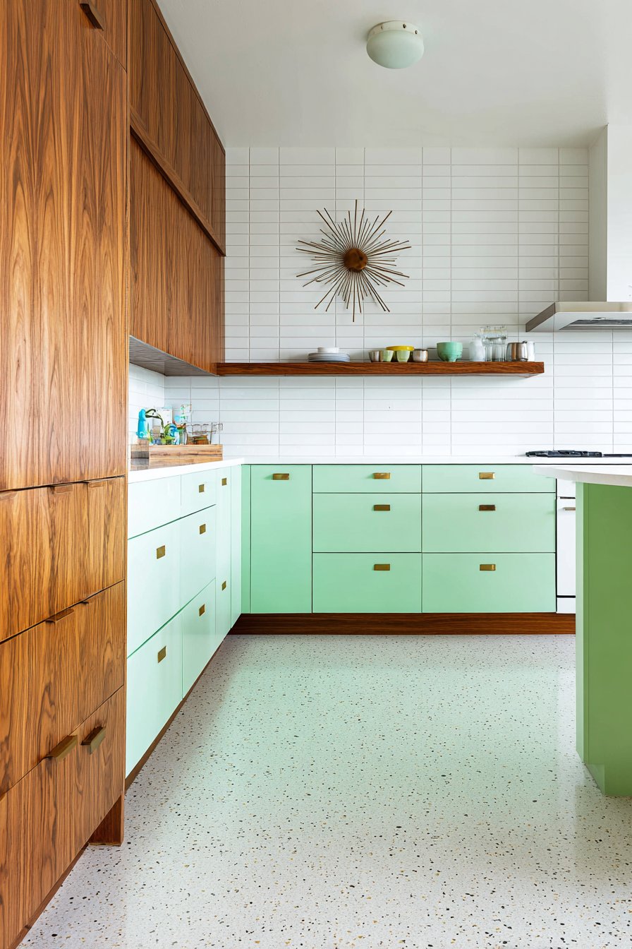 Two-Tone Drama with Vintage Flair