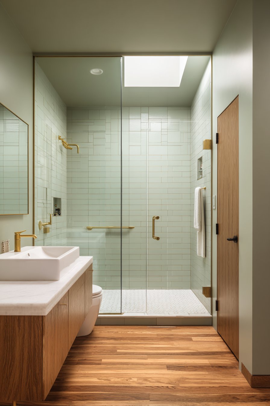 Modern Walk-In Shower Sanctuary