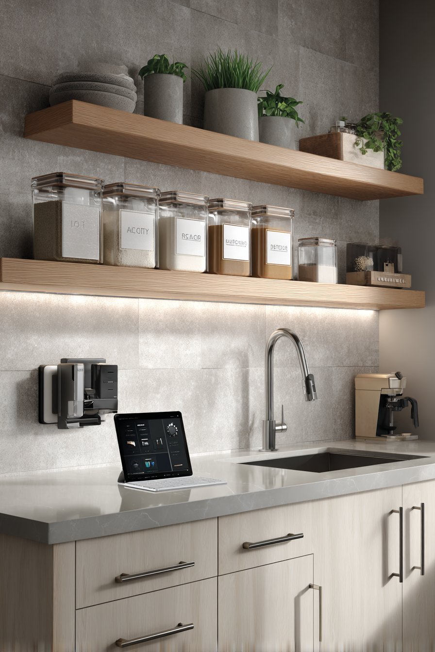 The Illuminated Workspace with Voice-Activated Convenience