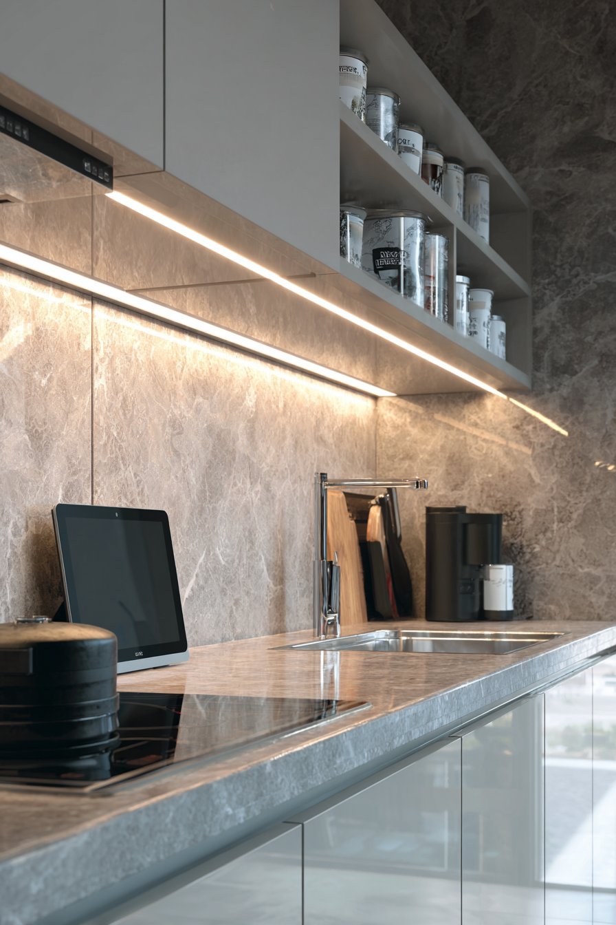 The Illuminated Workspace with Voice-Activated Convenience