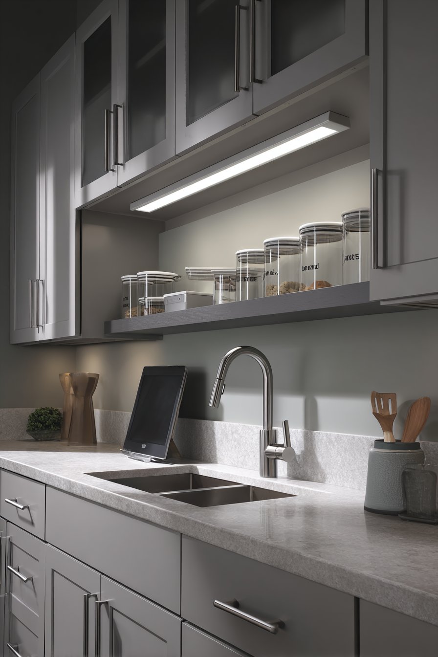 The Illuminated Workspace with Voice-Activated Convenience