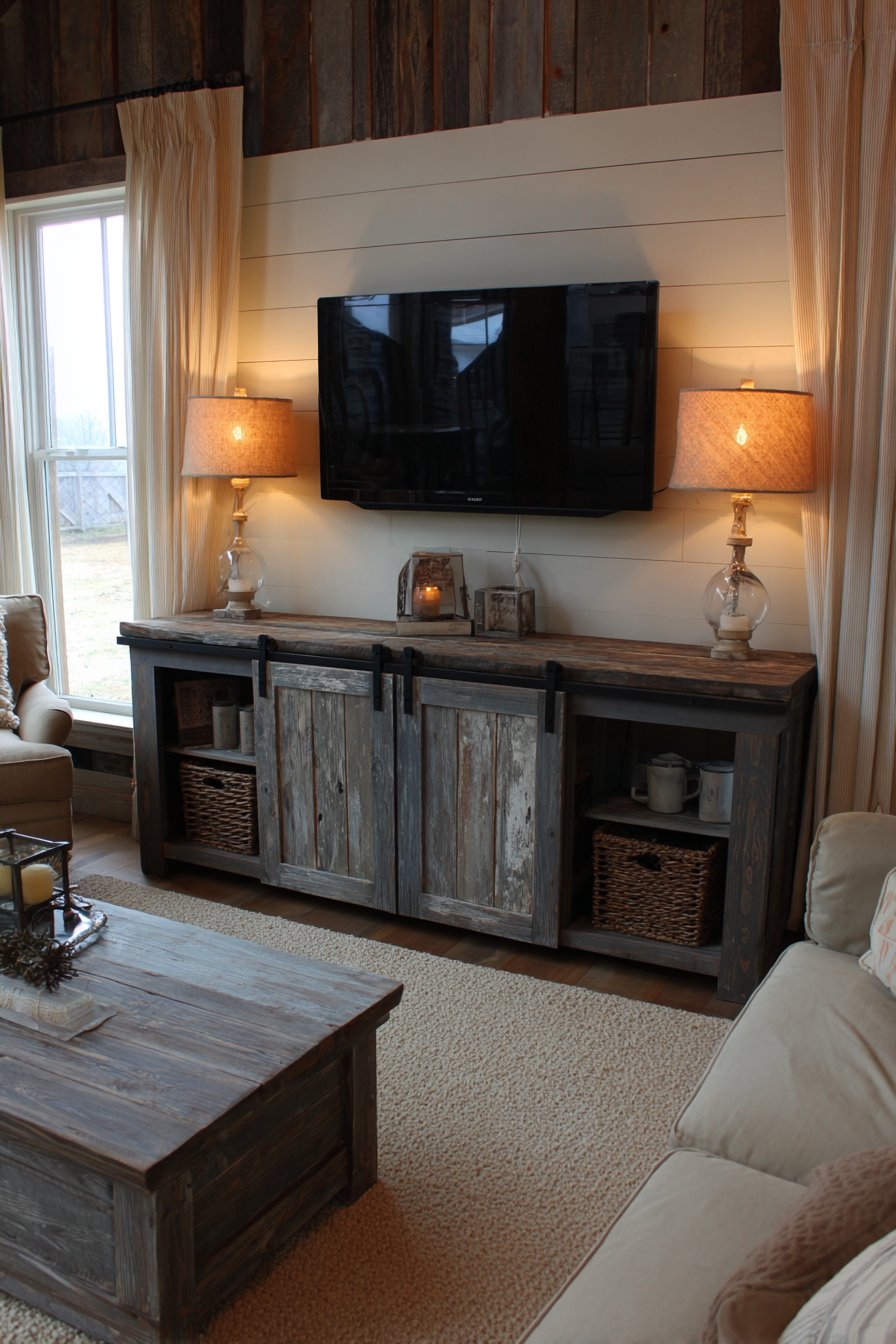 Rustic Farmhouse Charm with Reclaimed Character