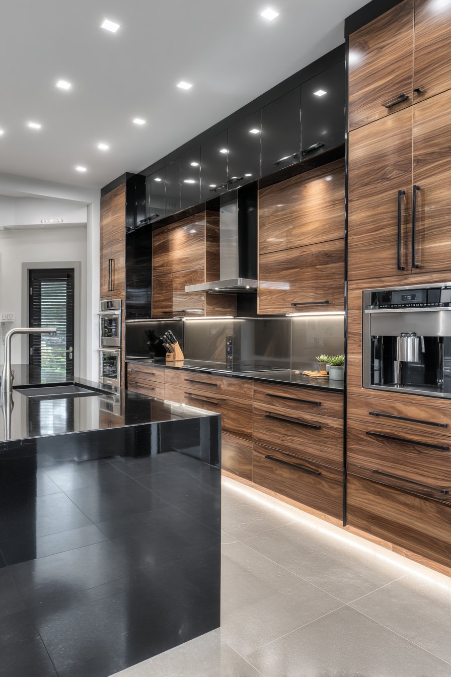 Floating Island with Walnut Warmth