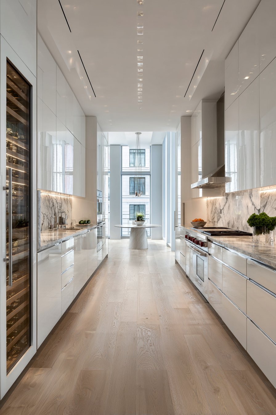Book-Matched Marble Statement Backsplash