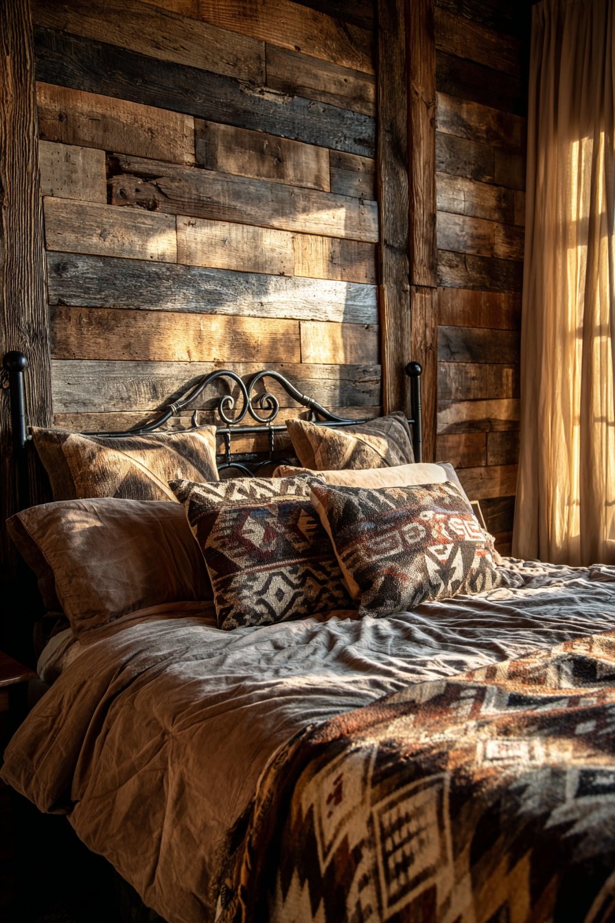 Weathered Wood Accent Wall Retreat