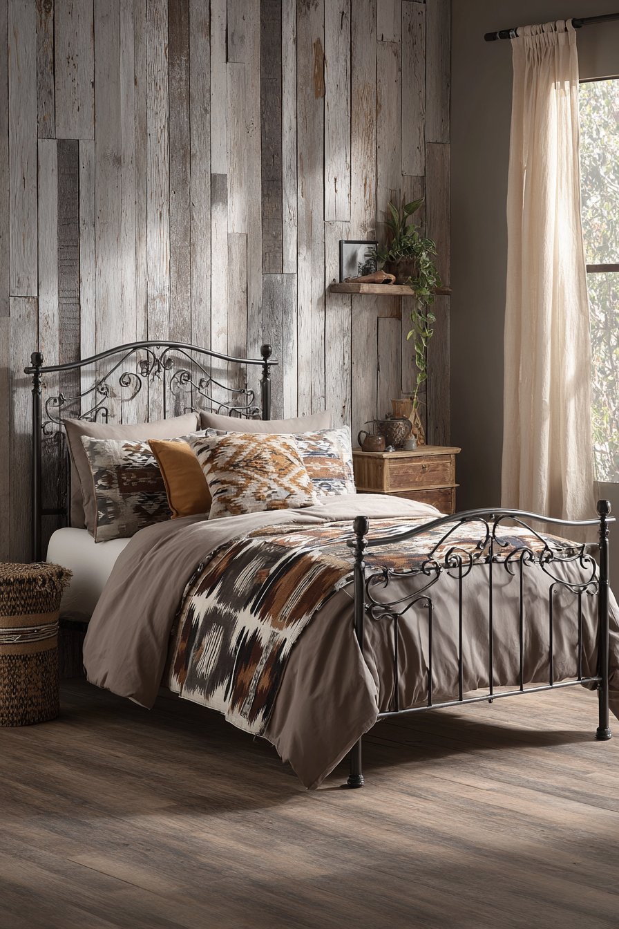 Weathered Wood Accent Wall Retreat