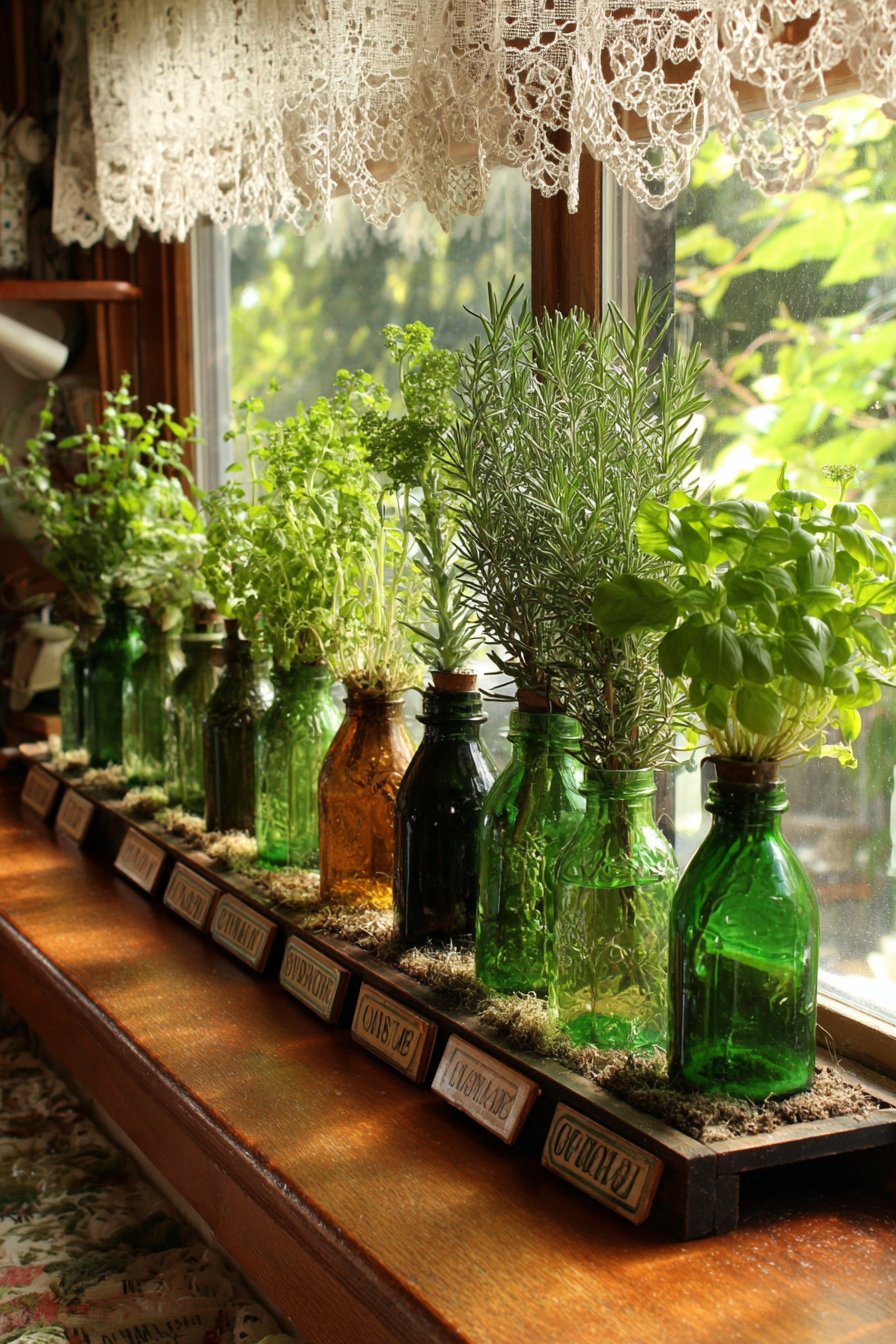 Living Herb Garden Integration