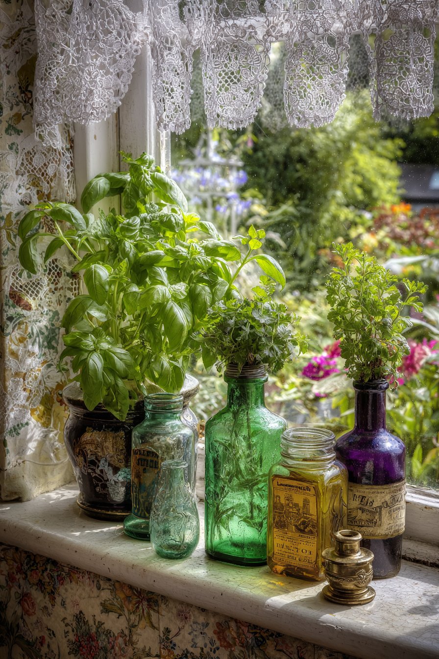 Living Herb Garden Integration