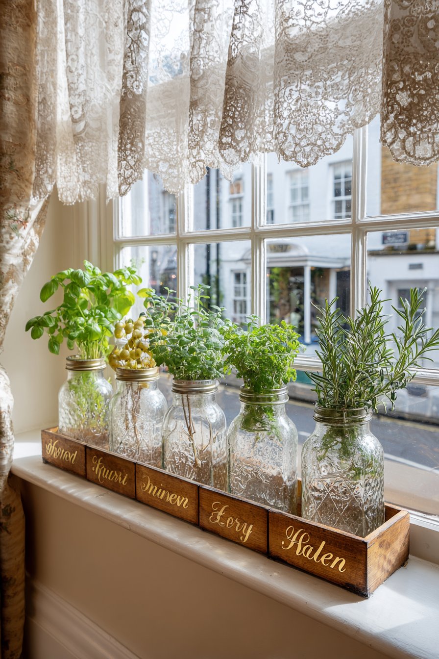 Living Herb Garden Integration