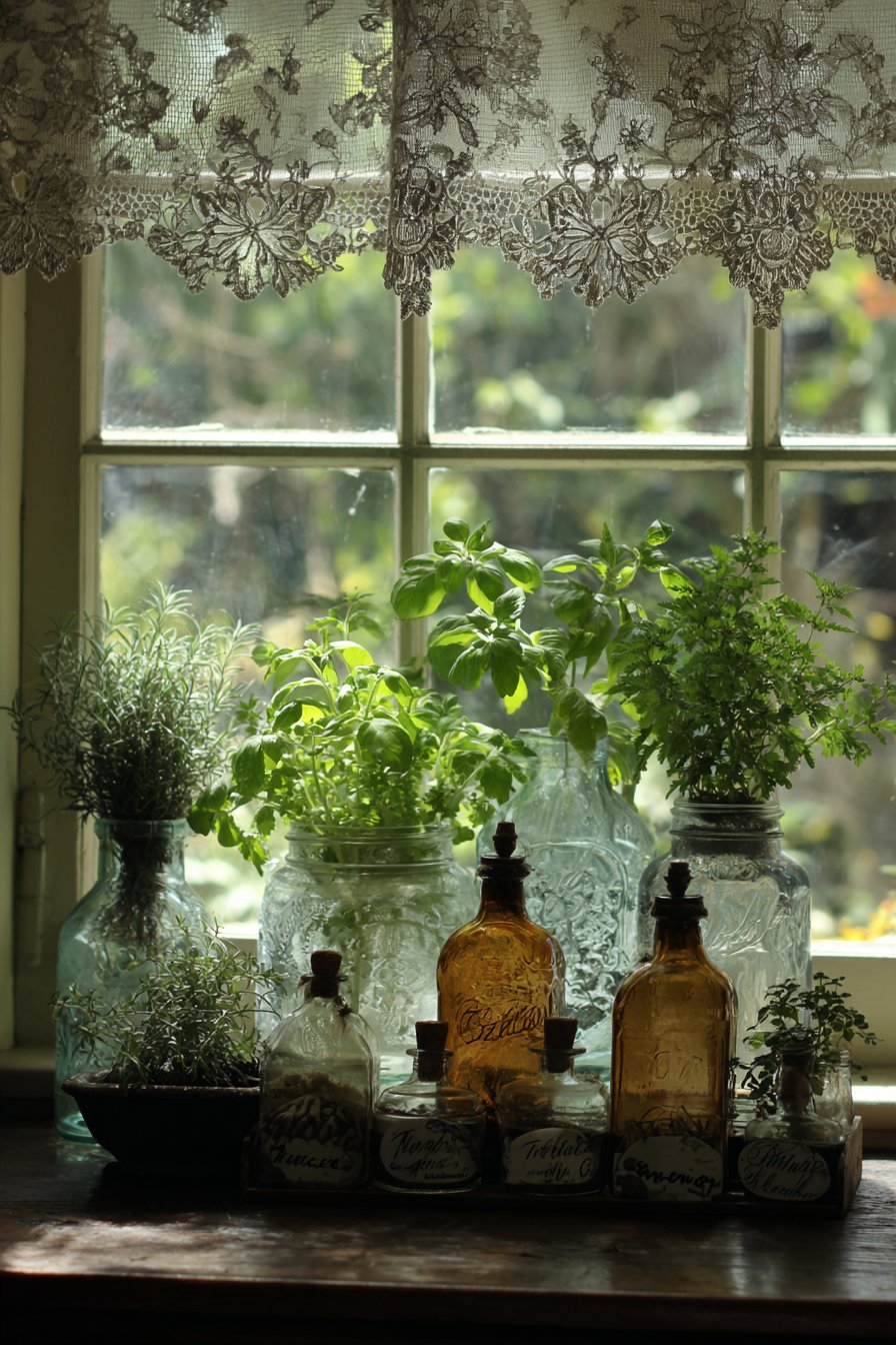 Living Herb Garden Integration