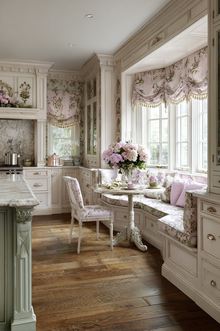 Cottage-Style Vintage Floral Chintz Charm