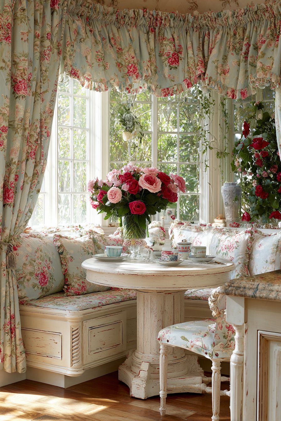 Cottage-Style Vintage Floral Chintz Charm