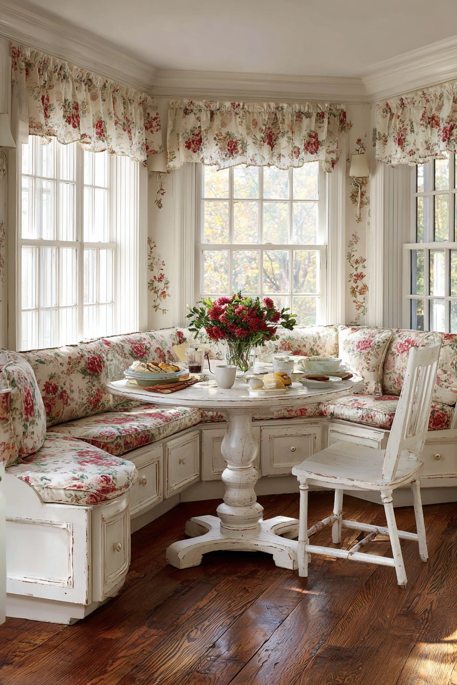 Cottage-Style Vintage Floral Chintz Charm