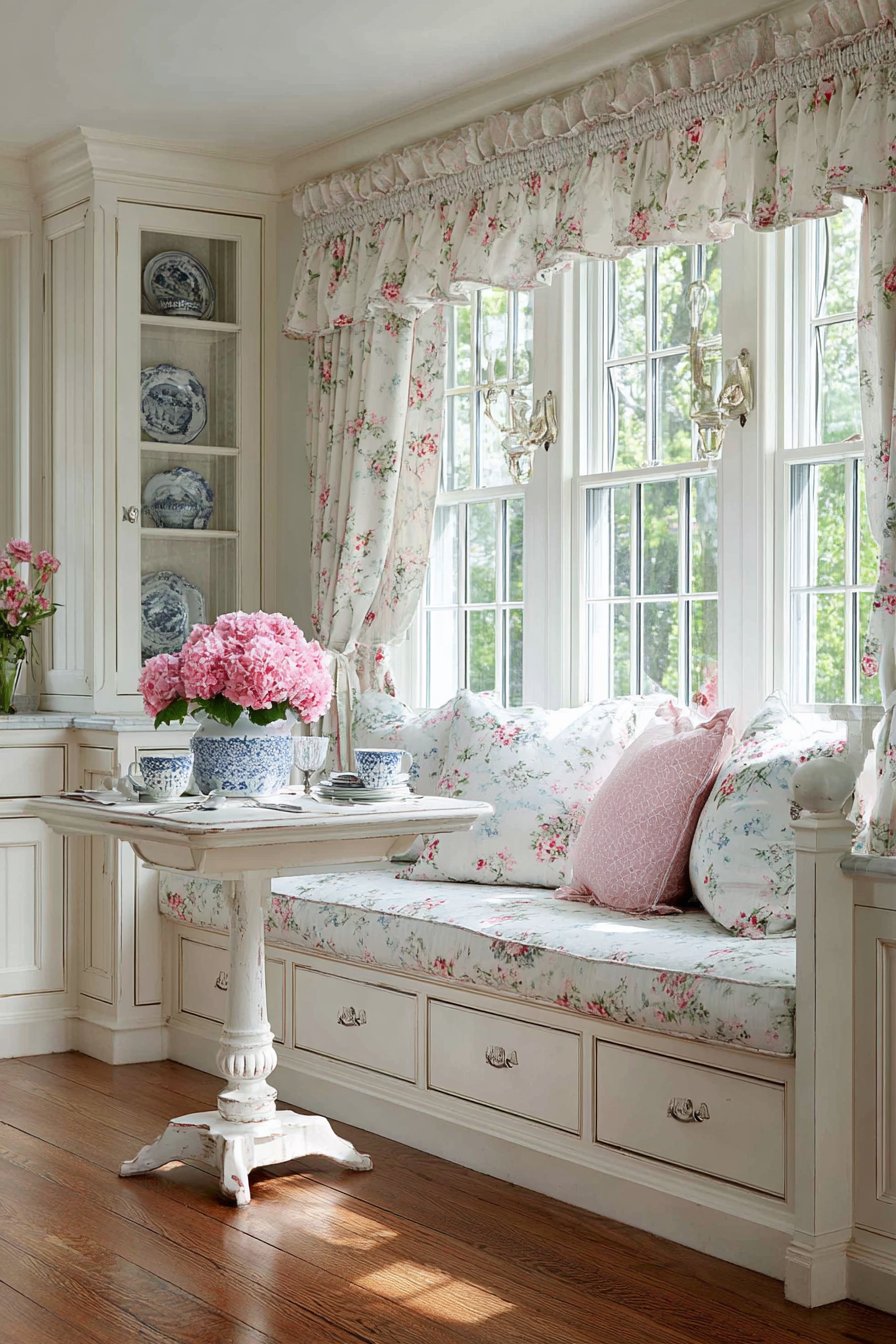 Cottage-Style Vintage Floral Chintz Charm