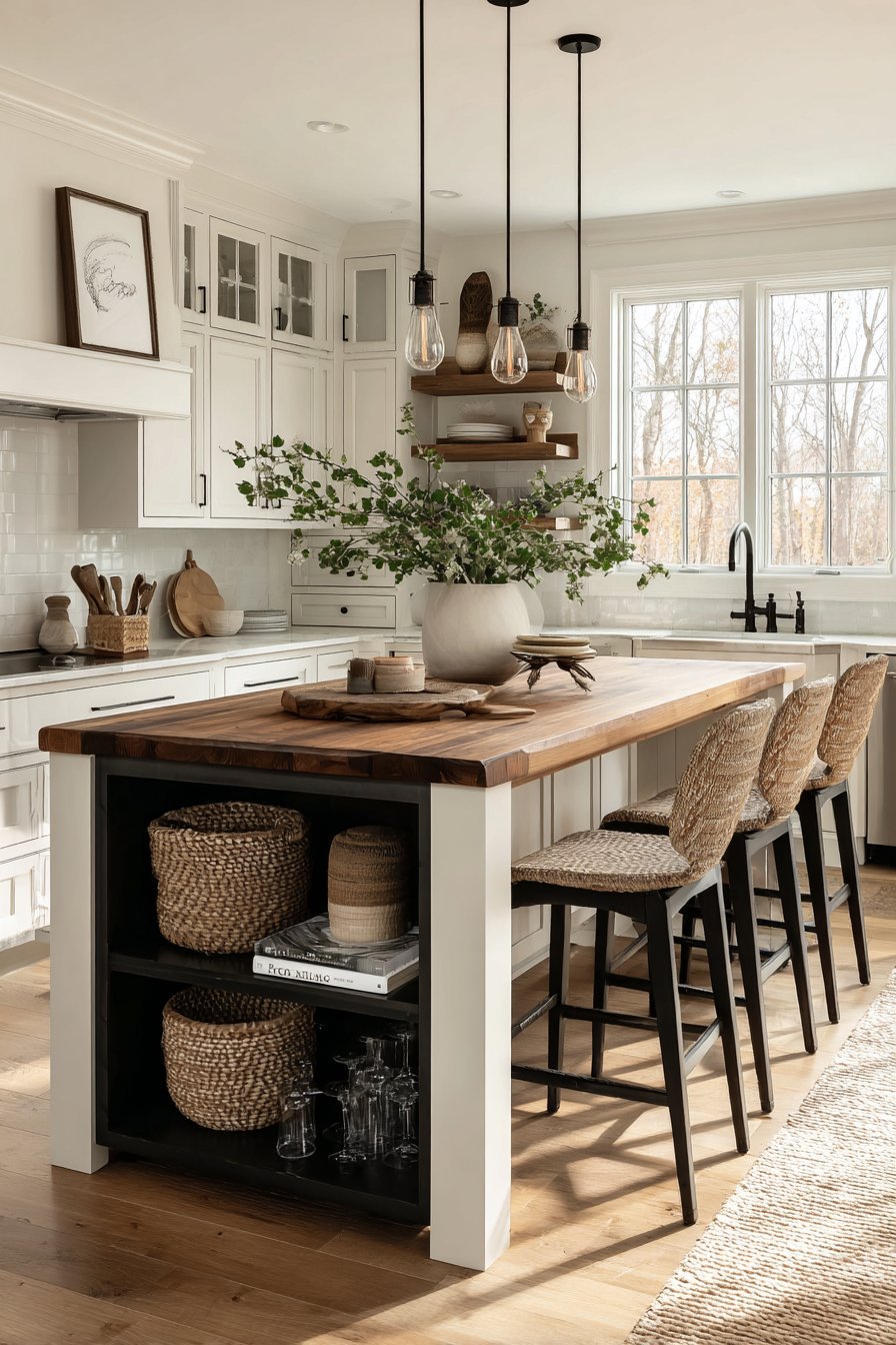 Multi-Functional Kitchen Island Storage Hub