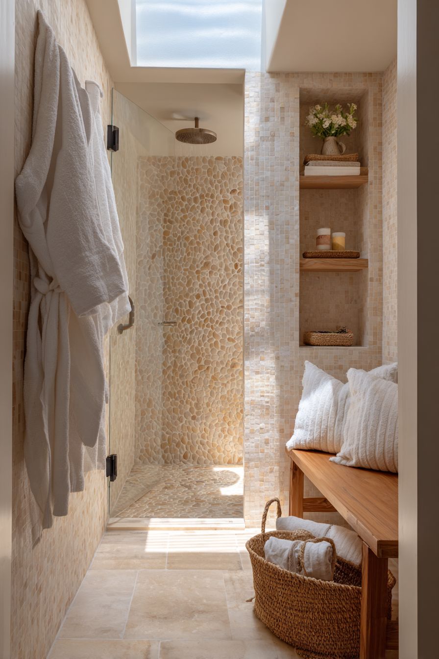 Spa-Inspired Walk-In Shower Retreat