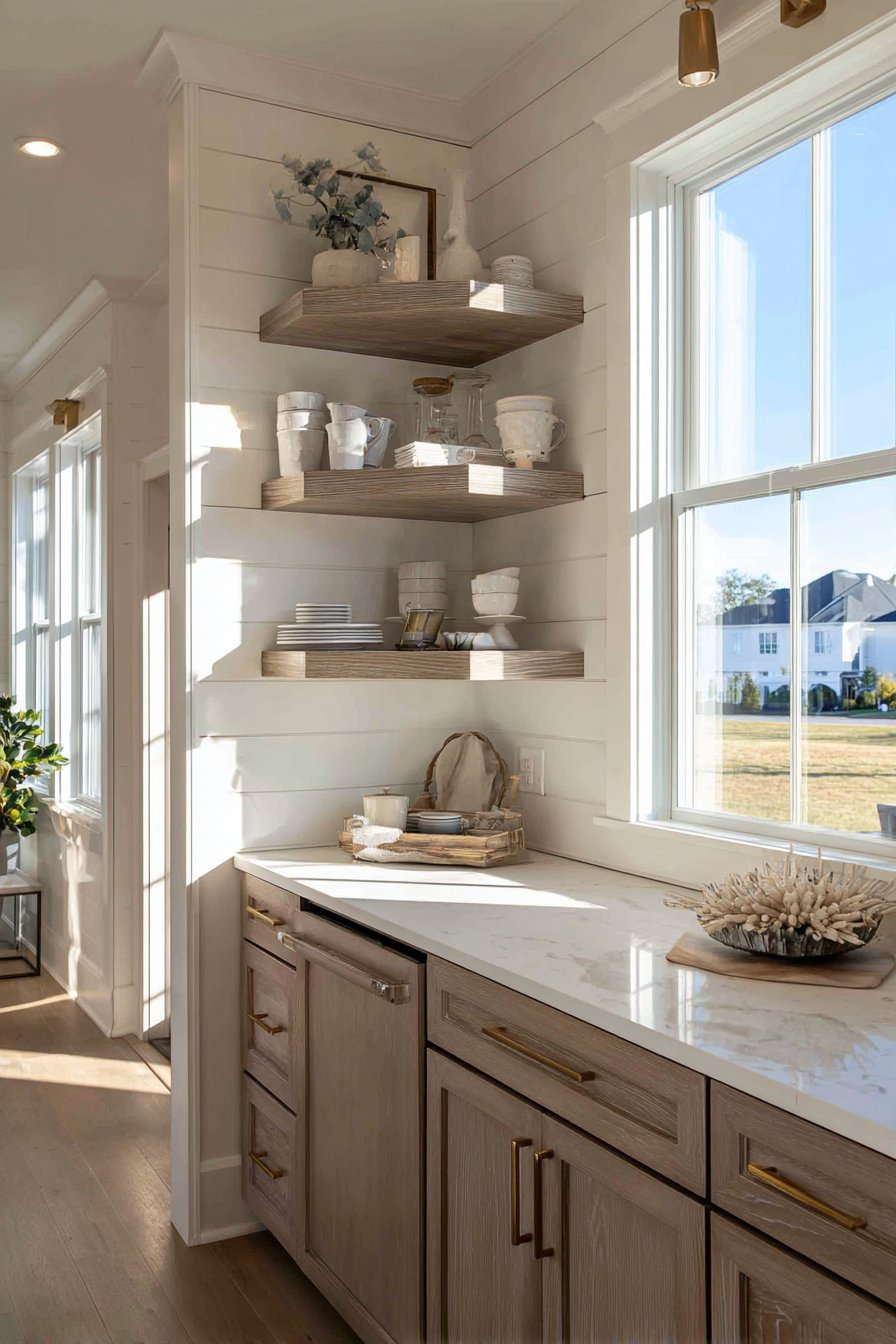 Airy Open Shelving Concept