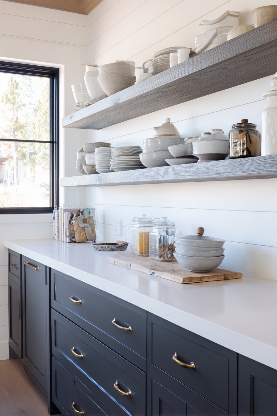 Airy Open Shelving Concept