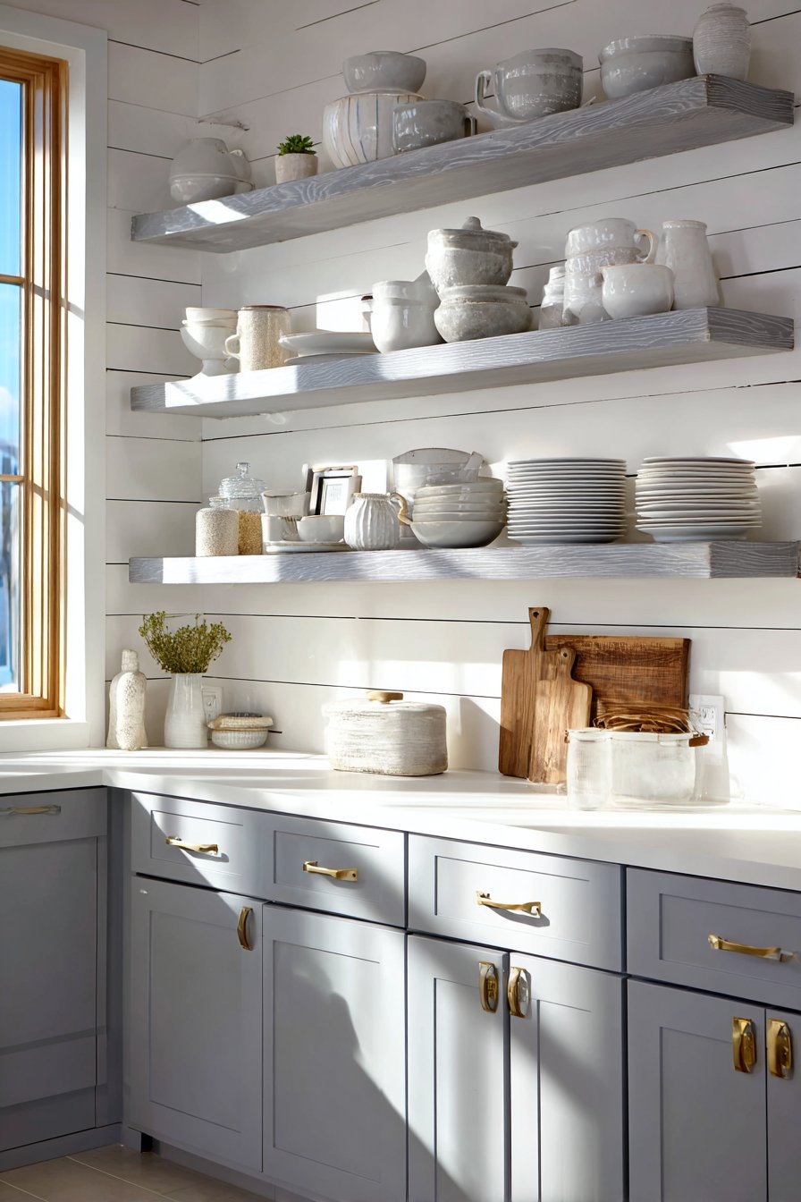 Airy Open Shelving Concept