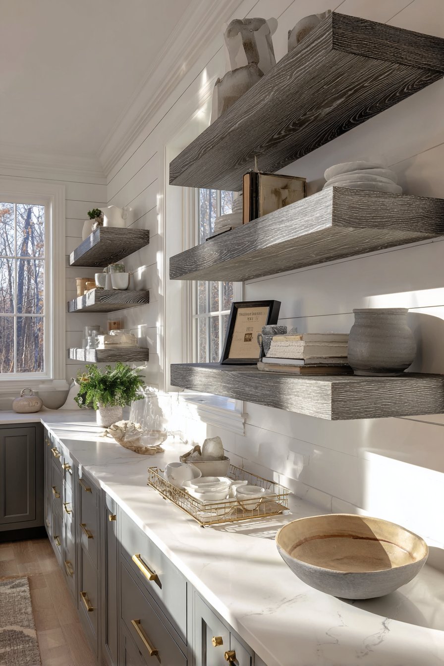 Airy Open Shelving Concept