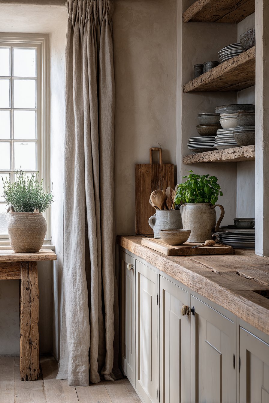 Rustic Farmhouse Butcher Block Warmth