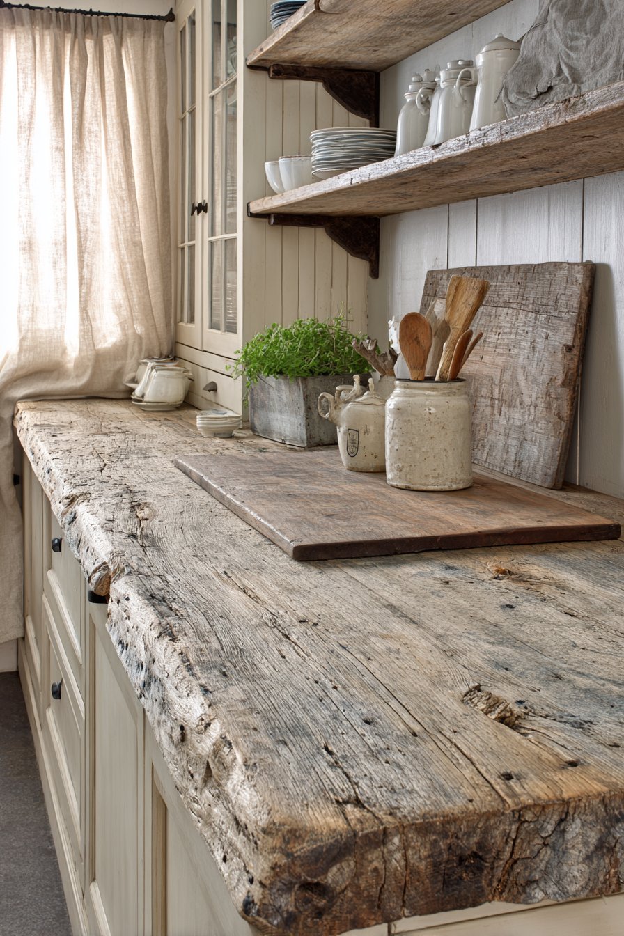 Rustic Farmhouse Butcher Block Warmth