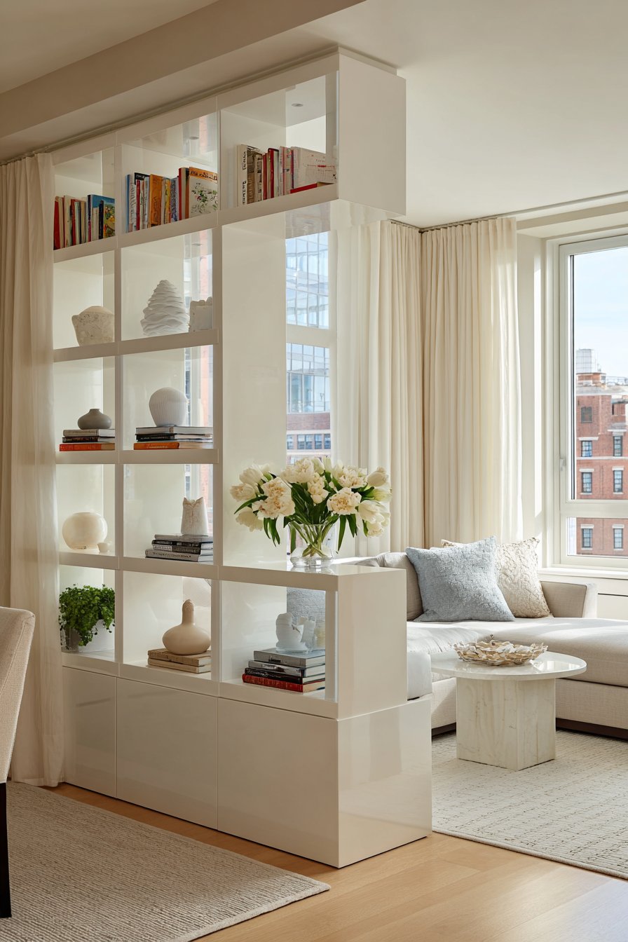 Double-Sided Bookshelf Divider: Storage Meets Smart Space Definition