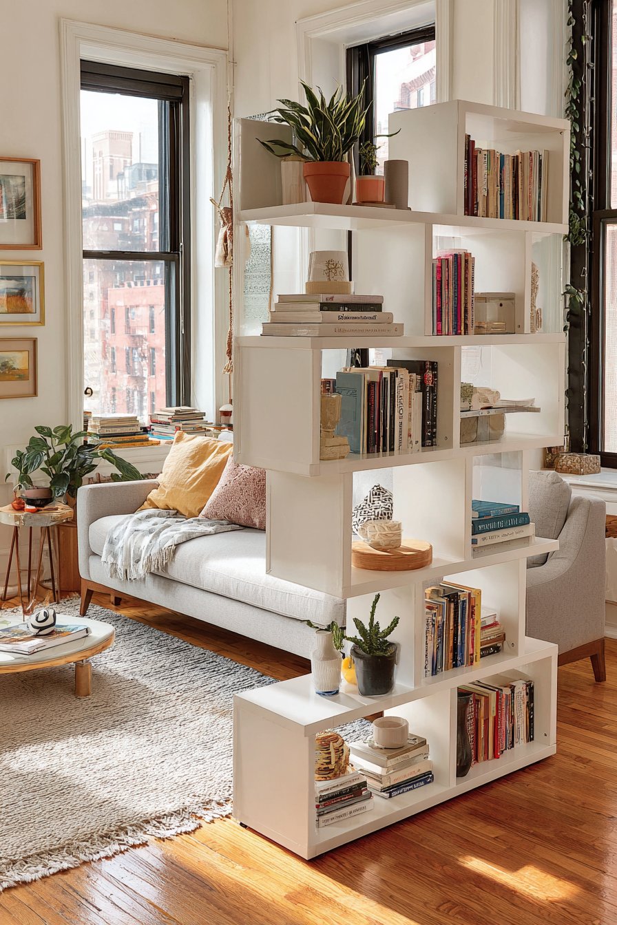 Double-Sided Bookshelf Divider: Storage Meets Smart Space Definition