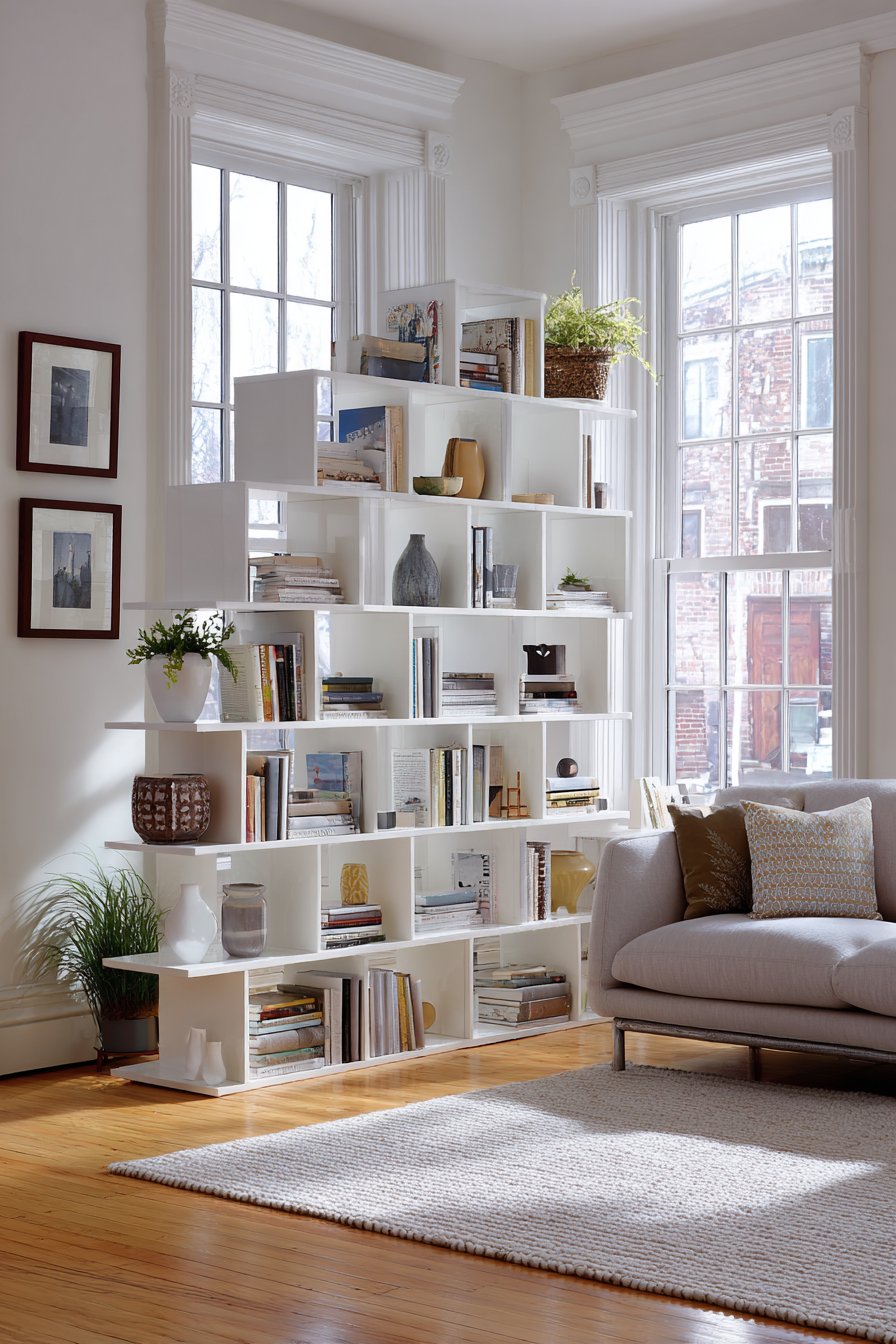 Double-Sided Bookshelf Divider: Storage Meets Smart Space Definition