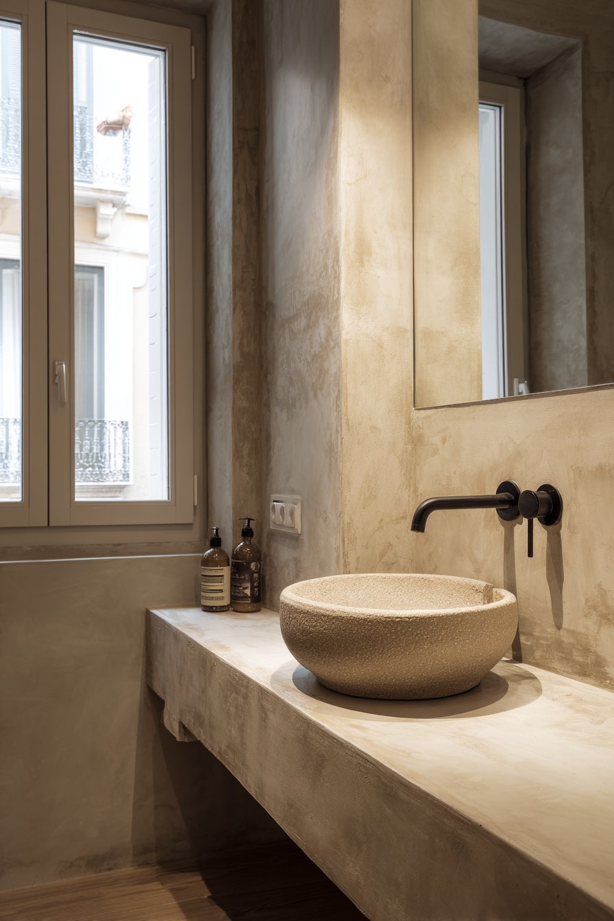 Compact Sophistication with Polished Microcement