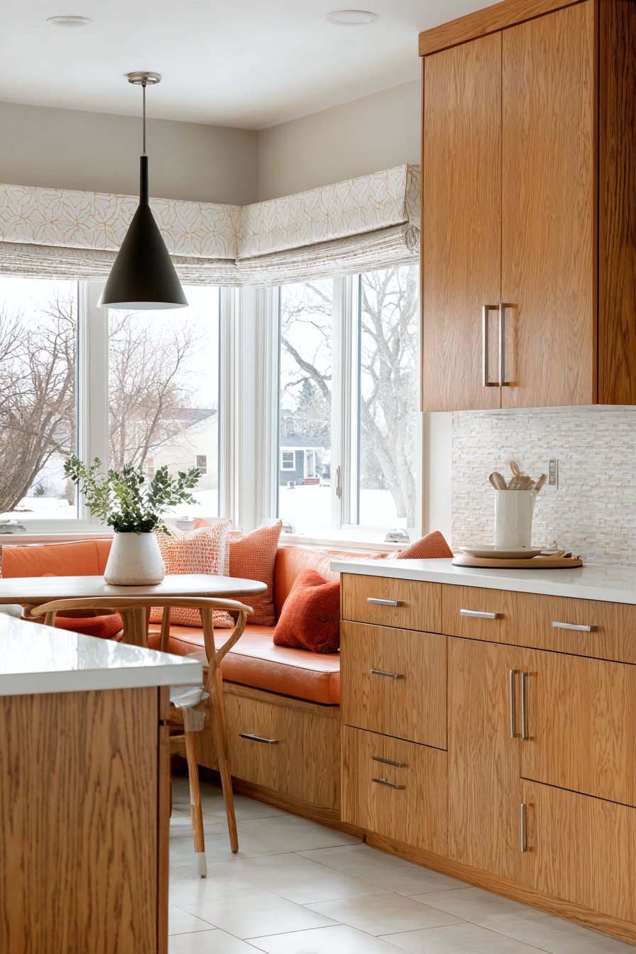 Compact Efficiency with Breakfast Nook Charm