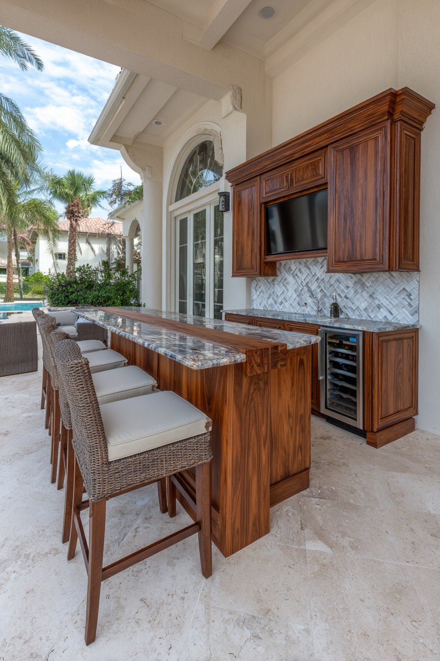 Linear Pergola Integration