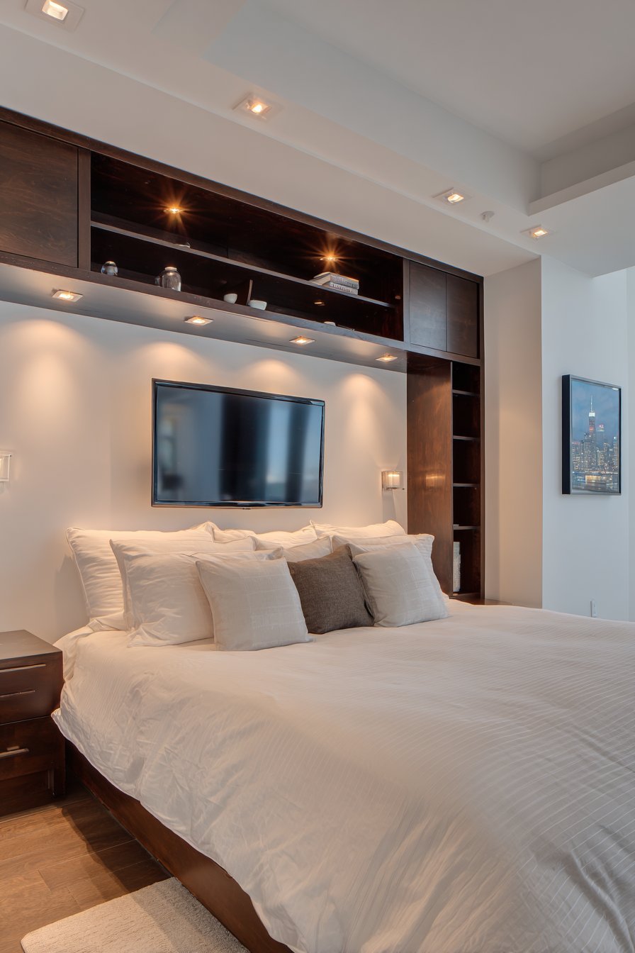 Contemporary Built-In Wall Unit