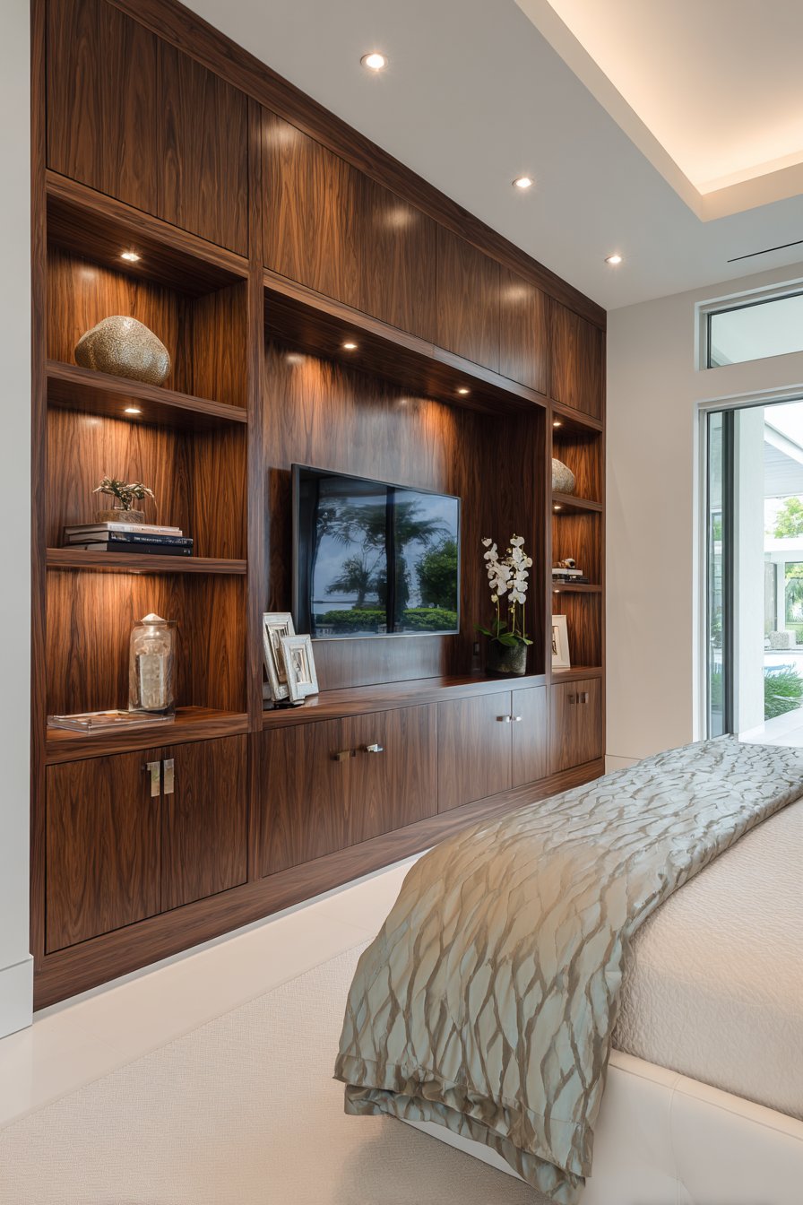 Contemporary Built-In Wall Unit